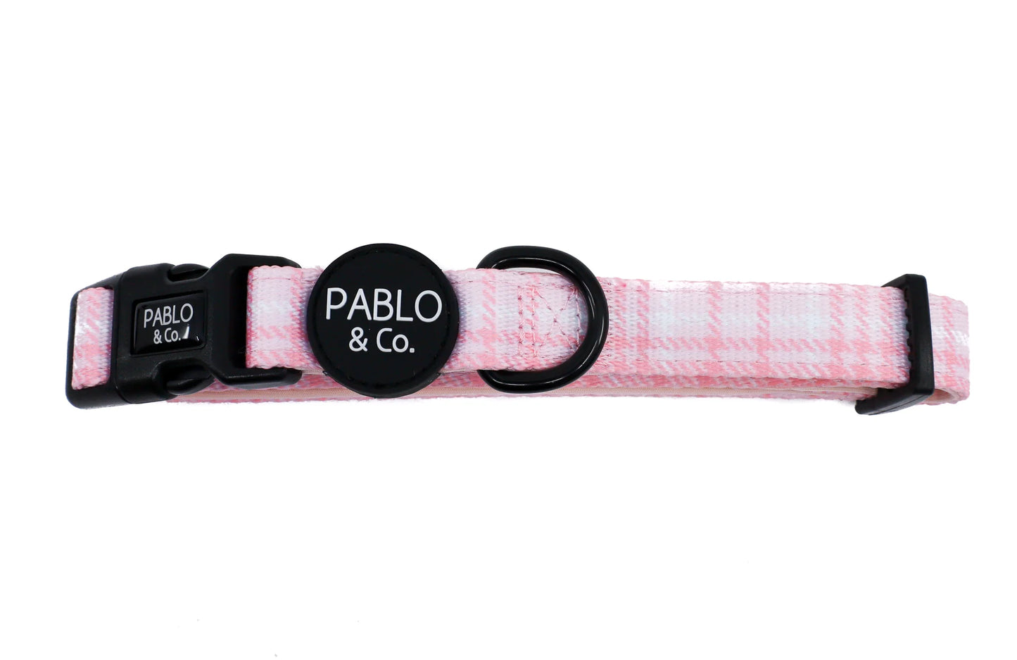 Pink Houndstooth Collar