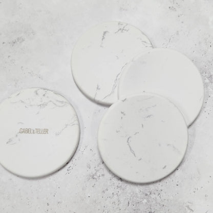 Marble Coaster Set