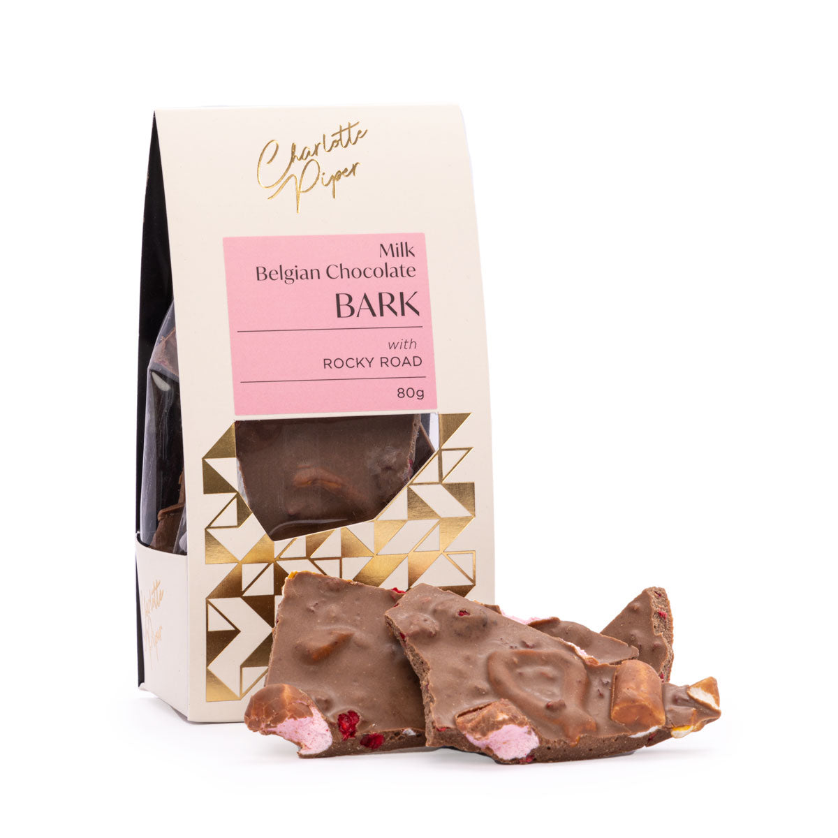 Chocolate Bark – Milk Chocolate with Rocky Road