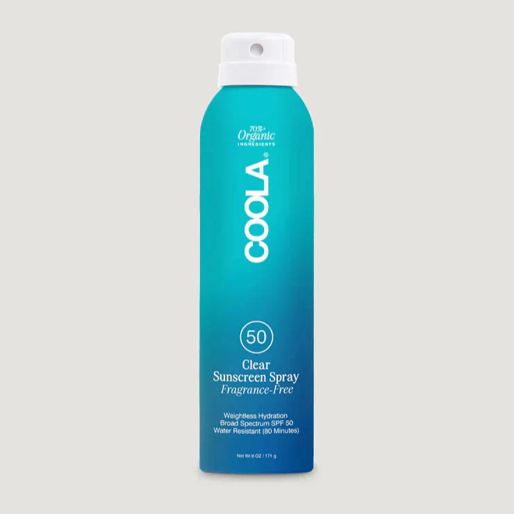 COOLA Clear Sunscreen Spray SPF50 - Fragrance Free