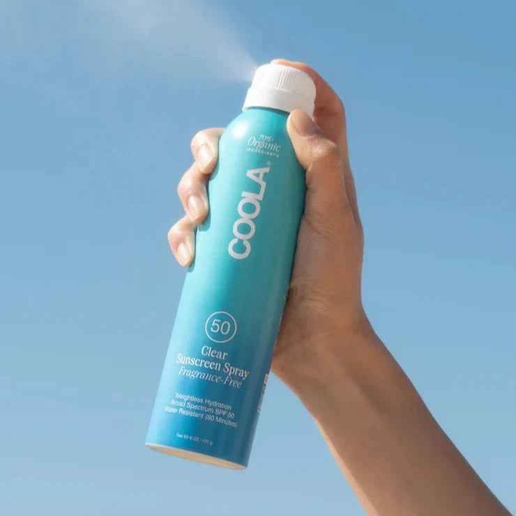 COOLA Clear Sunscreen Spray SPF50 - Fragrance Free