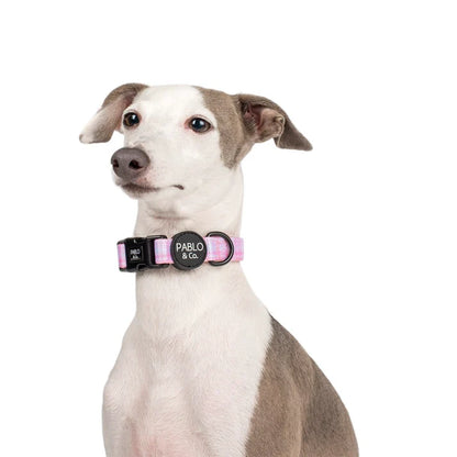 Pink Houndstooth Collar