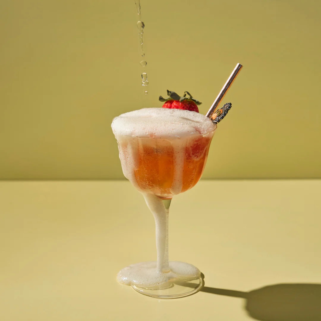 Strawberry, Tarragon + Prosecco Granita