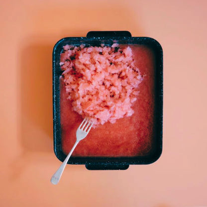 Strawberry, Tarragon + Prosecco Granita