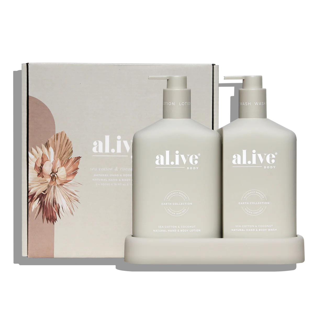 Al.ive Wash & Lotion Duo - Sea Cotton & Coconut