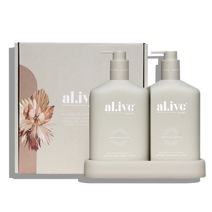 Al.ive Wash & Lotion Duo - Sea Cotton & Coconut