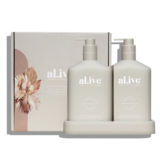 Al.ive Wash & Lotion Duo - Sea Cotton & Coconut